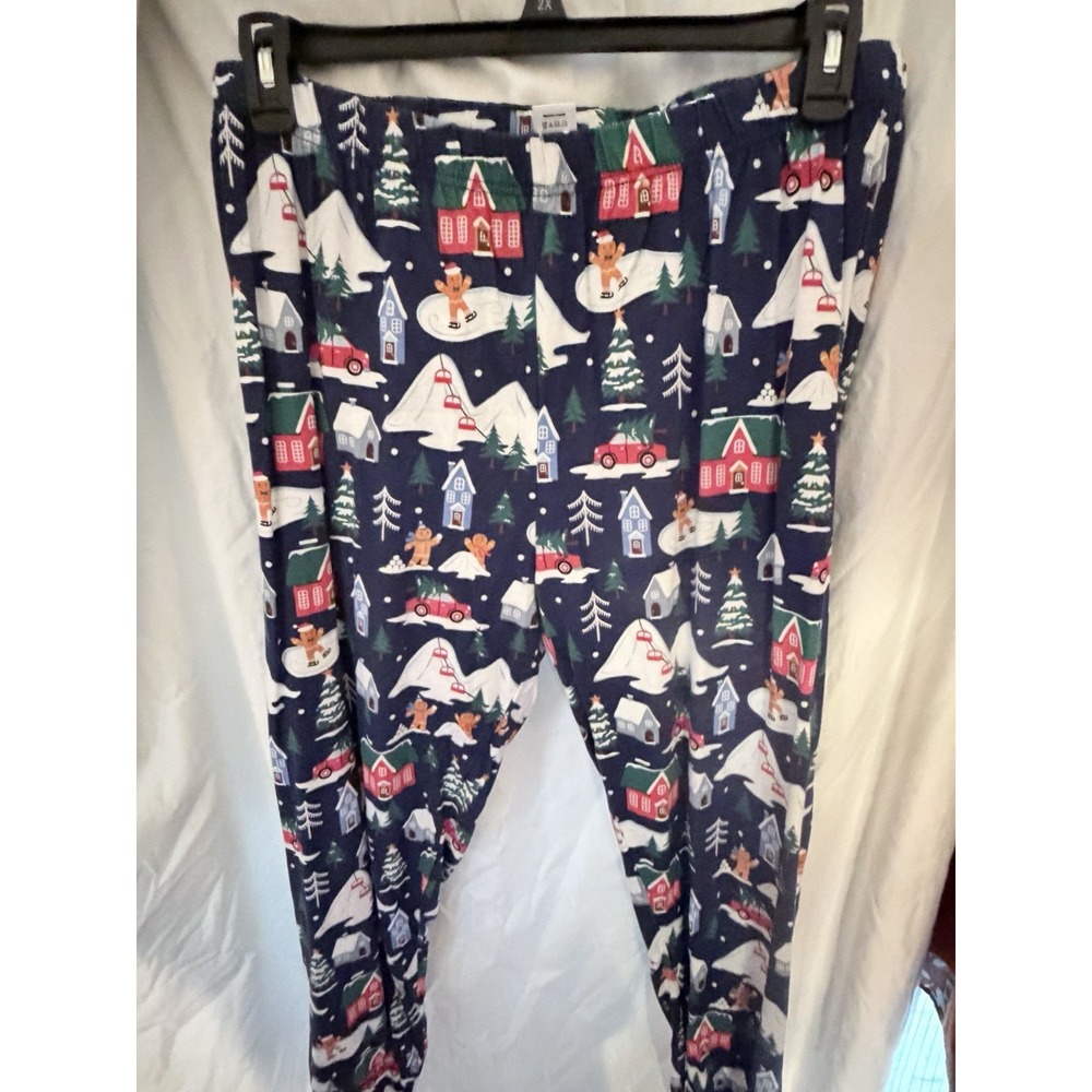 PJ place Children's Home for the Holidays Pajama Bottoms XL